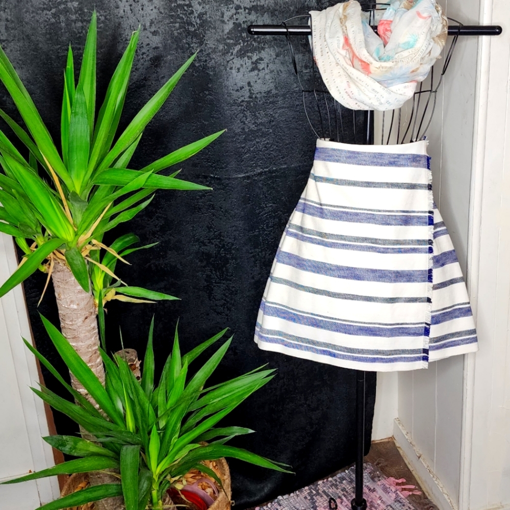 Loft Faux Wrapped A-Line skirt